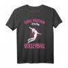 Coole Mädchen spielen Volleyball T-Shirt – Perfektes Geschenk für Volleyballfans, Vereinsspielerinnen, Tochter & Mädels zu Weihnachten & Geburtstag