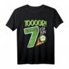Kindergeburtstag Ich bin 7 Jahre Fußball T-Shirt - Lustiges Outfit für Jungen und Mädchen zum Geburtstag