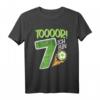 Kindergeburtstag Ich bin 7 Jahre Fußball T-Shirt - Lustiges Outfit für Jungen und Mädchen zum Geburtstag