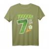 Kindergeburtstag Ich bin 7 Jahre Fußball T-Shirt - Lustiges Outfit für Jungen und Mädchen zum Geburtstag