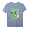 Kindergeburtstag Ich bin 7 Jahre Fußball T-Shirt - Lustiges Outfit für Jungen und Mädchen zum Geburtstag