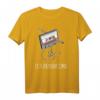Retro Kassette T-Shirt für 80er & 90er Party – Nostalgisches Oldschool T-Shirt als Geschenk für Freunde und Familie