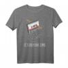 Retro Kassette T-Shirt für 80er & 90er Party – Nostalgisches Oldschool T-Shirt als Geschenk für Freunde und Familie