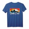 Santa Cruz Stadt California Surfer T-Shirt im Vintage Retro Stil – Perfektes Geschenk für Surfer & Stand Up Paddler