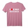I Heart Emo Bitches Lustiges Emo Girl Style T-Shirt – Sarkastisches Geschenk für Gothic, Punk & Emo-Fans, Perfekt für Alltag & Feiern