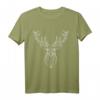 Hirsch Jäger und Sammler Coole Grafik T-Shirt – Perfekt als Weihnachts- oder Geburtstagsgeschenk für Jäger und Naturfreunde