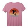 Skaters Having Fun Retro Sunset Skateboard T-Shirt – Trendiges Geschenk für Teenager, Skater & Skateboard-Fans