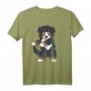 Berner Sennenhund Floss Like A Boss Tanz Geschenk T-Shirt - Lustiges Hundegeschenk für Hundeliebhaber, Männer, Frauen & Kinder