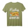 Lesen ist Eintrittskarte für Abenteuer Buchliebhaber T-Shirt – Perfektes Geschenk für Leser, Bibliothekare und Bücherfreunde