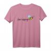 Bee Happy Honig Bienen Bienenzüchter Imker T-Shirt – Lustiges Geschenk für Imker, Bienenzüchter & Bienenliebhaber, perfekt für Honigbauern & Umweltschutz