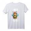 Lustiges Imker & Bienen T-Shirt mit Spruch - Bee Happy, Biene, Honig, Hummeln, für Bienenliebhaber, Imker & Naturfreunde