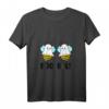 Damen Boobees Bienen T-Shirt mit V-Ausschnitt - Lustiges Honigwaben & Bienengeist Motiv für Fasching, Halloween & Partys