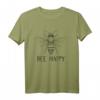 Bee Happy Imker Bienen Bienenzüchter Imkerei Geschenk T-Shirt - Lustiges Hobby- und Naturliebhaber-Shirt für Imker, Bienenzüchter & Umweltaktivisten