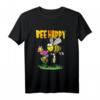 Biene Lustig mit Spruch T-Shirt - Bee Happy, Geschenk für Imker, Bienenliebhaber & Kinder, Perfekt für Geburtstag & Zwischendurch
