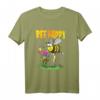 Biene Lustig mit Spruch T-Shirt - Bee Happy, Geschenk für Imker, Bienenliebhaber & Kinder, Perfekt für Geburtstag & Zwischendurch