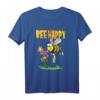 Biene Lustig mit Spruch T-Shirt - Bee Happy, Geschenk für Imker, Bienenliebhaber & Kinder, Perfekt für Geburtstag & Zwischendurch