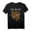 Save The Bees Rettet Die Bienen Imker Bienenzüchter T-Shirt – Für Naturschutz und Bienenliebhaber