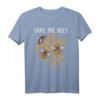 Save The Bees Rettet Die Bienen Imker Bienenzüchter T-Shirt – Für Naturschutz und Bienenliebhaber