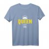 Damen Queen Imker T-Shirt mit Bienenwabe und Honig Motiv – Perfektes Geschenk für Imkerinnen, Bienenzüchter und Honigliebhaber