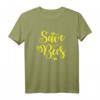 Save The Bees T-Shirt – Imker Geschenk zum Schutz der Bienen, ideal für Umwelt- und Naturschützer, Weihnachten & Geburtstage
