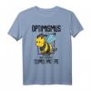 Lustiges Imker T-Shirt mit Spruch 'Optimismus heißt umgekehrt Sumsi mit Po' – Perfektes Geschenk für Honigliebhaber, Imker & Bienenfreunde