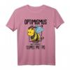 Lustiges Imker T-Shirt mit Spruch 'Optimismus heißt umgekehrt Sumsi mit Po' – Perfektes Geschenk für Honigliebhaber, Imker & Bienenfreunde