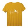 Imker Herzschlag Pulslinie EKG Bienenliebhaber T-Shirt – Perfektes Geschenk für Imker, Bienenzüchter & Honigliebhaber