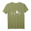 Imker Herzschlag Pulslinie EKG Bienenliebhaber T-Shirt – Perfektes Geschenk für Imker, Bienenzüchter & Honigliebhaber
