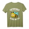 Lustiges Imker T-Shirt mit Spruch 'Optimismus Heißt Umgekehrt Sumsi Mit Po' – Perfekte Geschenkidee für Bienenliebhaber und Bienenzüchter
