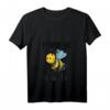 Damen Bienen Honig Optimismus Heißt Umgedreht Sumsi mit Po Imker T-Shirt V-Ausschnitt – Lustiges Geschenk für Imker, Zeidler & Bienenliebhaber