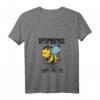 Damen Bienen Honig Optimismus Heißt Umgedreht Sumsi mit Po Imker T-Shirt V-Ausschnitt – Lustiges Geschenk für Imker, Zeidler & Bienenliebhaber