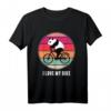 Lustiges Panda Fahrrad T-Shirt für Mädchen & Kinder – Perfektes Geschenk für Radfahrer, Fahrradrennen & Mountainbike Fans