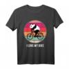 Lustiges Panda Fahrrad T-Shirt für Mädchen & Kinder – Perfektes Geschenk für Radfahrer, Fahrradrennen & Mountainbike Fans