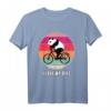 Lustiges Panda Fahrrad T-Shirt für Mädchen & Kinder – Perfektes Geschenk für Radfahrer, Fahrradrennen & Mountainbike Fans
