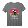 Lustiges Panda Fahrrad T-Shirt für Mädchen & Kinder – Perfektes Geschenk für Radfahrer, Fahrradrennen & Mountainbike Fans