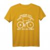 Warum ich ohne Akku fahre? Lustiges Mountainbike T-Shirt als Geschenk für Radfahrer, Fahrradfahrer & Radsportfans