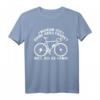 Warum ich ohne Akku fahre? Lustiges Mountainbike T-Shirt als Geschenk für Radfahrer, Fahrradfahrer & Radsportfans