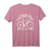 Warum ich ohne Akku fahre? Lustiges Mountainbike T-Shirt als Geschenk für Radfahrer, Fahrradfahrer & Radsportfans