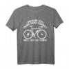Warum ich ohne Akku fahre? Lustiges Mountainbike T-Shirt als Geschenk für Radfahrer, Fahrradfahrer & Radsportfans