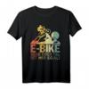 Berg oder Tal ist mir egal - Lustiges E-Bike Retro T-Shirt für Radfahrer, perfekte Geschenkidee für Weihnachten & Geburtstag