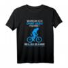 Warum Ich Ohne Akku Fahre Weil Ich Es Kann Radfahrer Spruch T-Shirt – Motivationsshirt für Radfahrer, Geschenkidee für Mountainbiker & Rennradfahrer