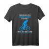 Warum Ich Ohne Akku Fahre Weil Ich Es Kann Radfahrer Spruch T-Shirt – Motivationsshirt für Radfahrer, Geschenkidee für Mountainbiker & Rennradfahrer