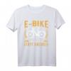 E-Bike Spruch T-Shirt - Lächeln Statt Hecheln, lustiges Geschenk für Fahrradfahrer, Männer & Frauen, Papa, Mama, Oma & Opa