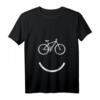 Damen Cycling Smiley Face Mountain Bike T-Shirt – Lustiges Fahrrad Grafik Shirt für Radfahrer, Mountainbiking & Biking Geschenke