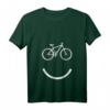 Damen Cycling Smiley Face Mountain Bike T-Shirt – Lustiges Fahrrad Grafik Shirt für Radfahrer, Mountainbiking & Biking Geschenke