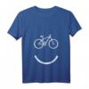 Damen Cycling Smiley Face Mountain Bike T-Shirt – Lustiges Fahrrad Grafik Shirt für Radfahrer, Mountainbiking & Biking Geschenke
