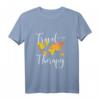 Travel Is my Therapy T-Shirt – Lustiges Reiseoutfit für Backpacker, Reiseblogger & Fernweh-Geplagte, Perfektes Geschenk für Weltenbummler