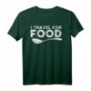 I Travel For Foodie Blogger Geschenk T-Shirt – Perfekt für Reisen, Fotografie und Foodie Abenteuer | Weihnachts- & Geburtstagsgeschenk für Familie & Freunde