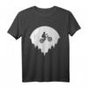 Fahrrad T-Shirt BMX Fahrer Vollmond Geschenk - Perfekt für Radfahrer, Mountainbiker und Rennrad-Enthusiasten zu Weihnachten & Geburtstag