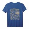 Vintage Fahrrad T-Shirt für Damen und Mädchen mit Blumenmotiv – Perfektes Geschenk für Fahrradliebhaberinnen zu Weihnachten, Muttertag & Geburtstag